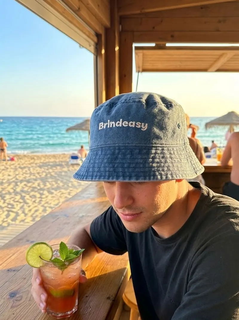 Cappello da Pescatore Brindeasy Denim